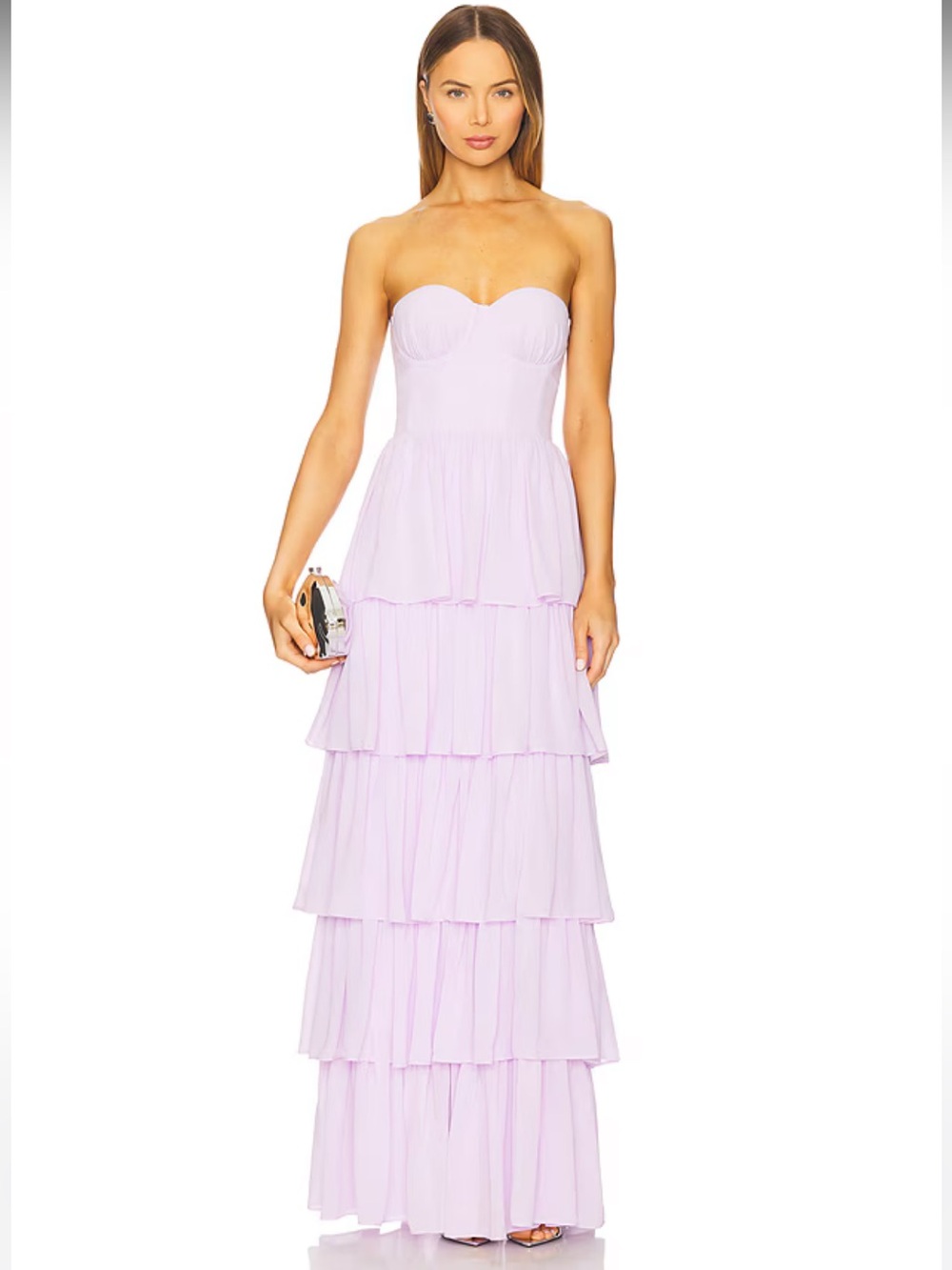 NWT! Lovers and Friends Hattie Gown in Light Purple